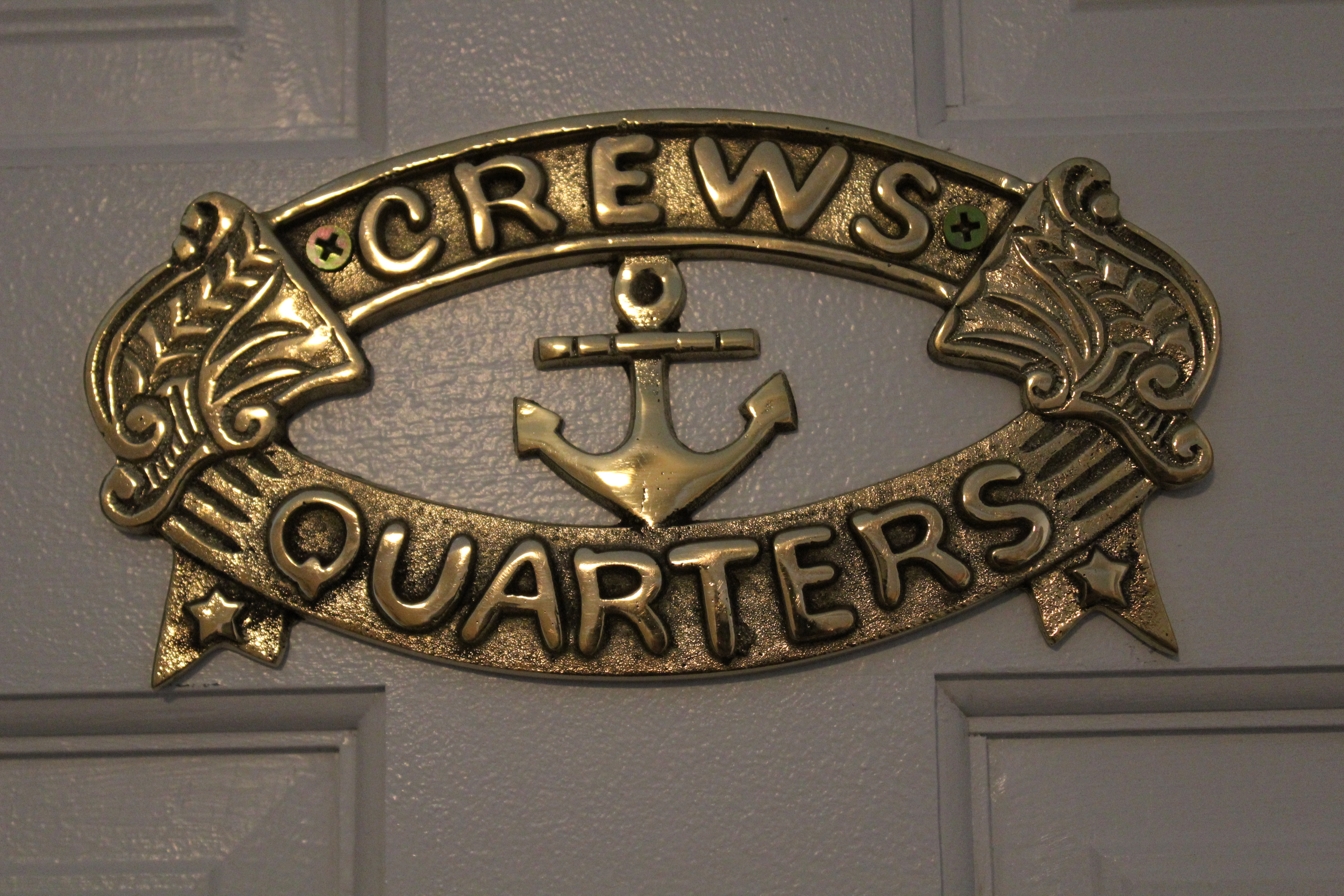 193 7.75 x 1 Inches Details about   ENTRANCE  – Marine BRASS Door Sign Nautical 
